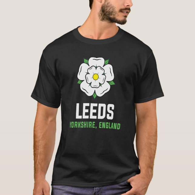 Leeds Yorkshire Rose Flag Idea For Women & United  T-Shirt (Front)