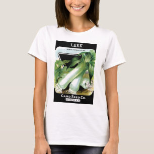 Leek Seed Packet Label T-Shirt