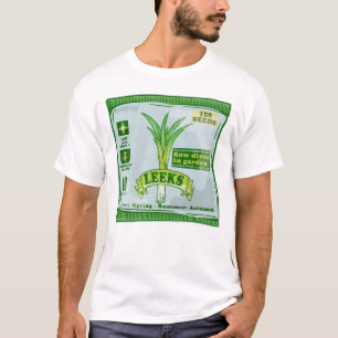 Leek Seeds Growing Vegetables T-Shirt