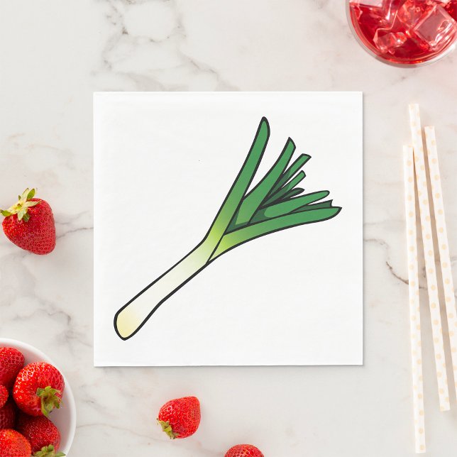 Leek Vegetable Napkin (Creator Uploaded)