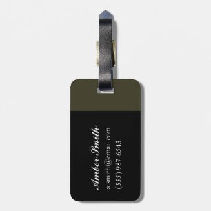 Leeks 2014 luggage tag