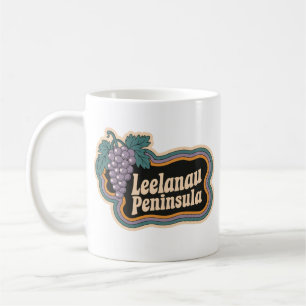 Leelanau 70s Retro Michigan Vintage Coffee Mug