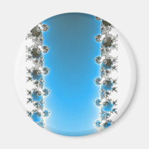 Leenece - Blue Fractal Magnet