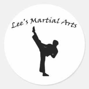Lee's Martial Arts sticker