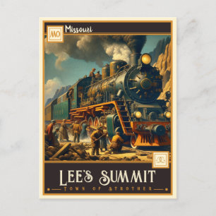 Lee's Summit, Missouri   Vintage Postcard