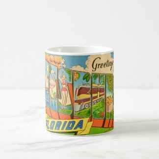 Leesburg Florida Greetings Postcard Coffee Mug