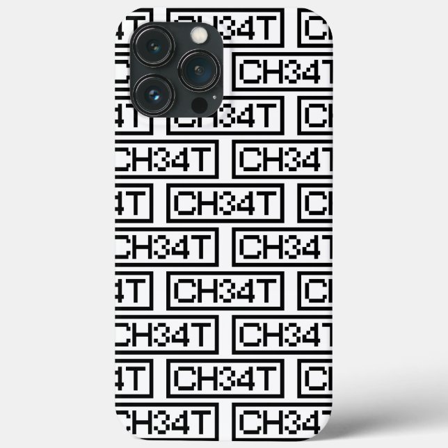 LEET CHEAT Case-Mate iPhone CASE (Back)