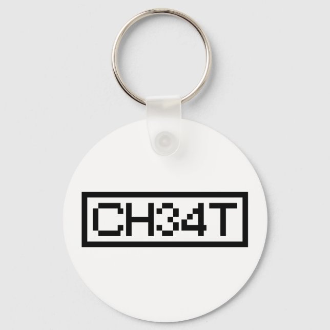 LEET CHEAT KEY RING (Front)