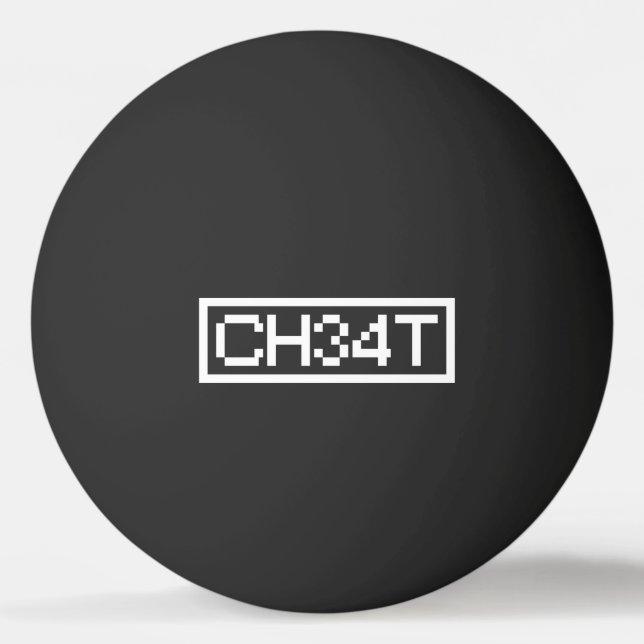 LEET CHEAT PING PONG BALL (Front)