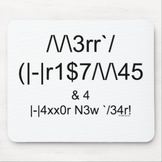 LEET Christmas Mouse Mat