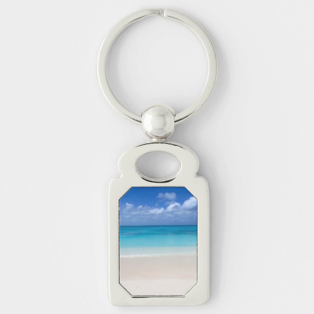 Leeward Beach | Turks and Caicos Photo Key Ring (Front)