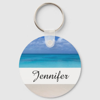 Leeward Beach | Turks and Caicos Photo Key Ring