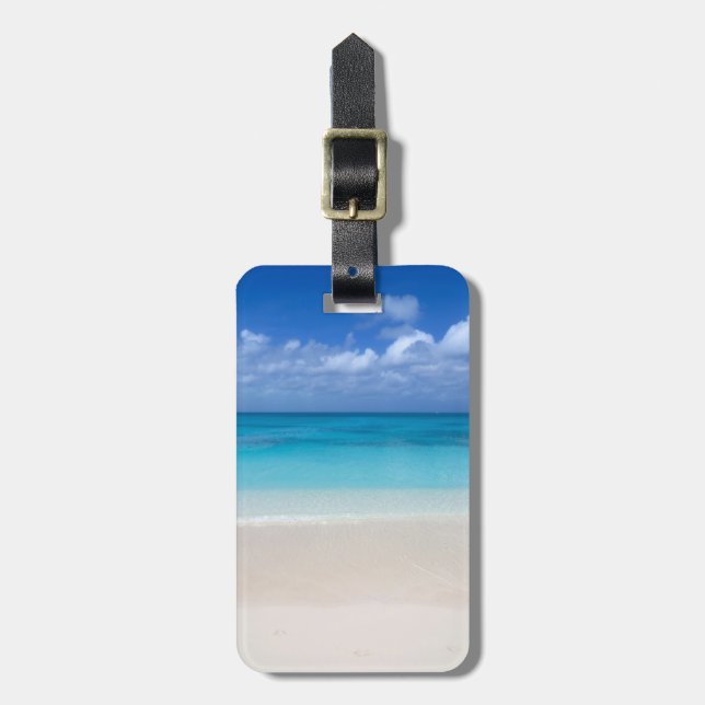 Leeward Beach | Turks and Caicos Photo Luggage Tag (Front Vertical)