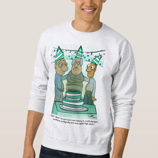 Leeway Men's White Sweatshirt (Front)