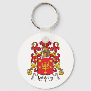 Lefebvre Family Crest Key Ring