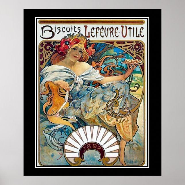 Lefevre Biscuits Vintage Posters (Front)