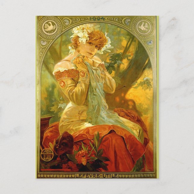 Lefevre Utile Poster 1904 Postcard (Front)