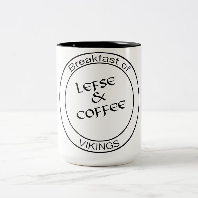 Lefse & Coffee - Breakfast of Vikings Mug (Center)