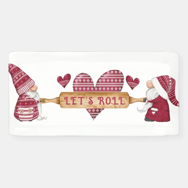 Lefse Making Party Holiday Party Banner (Horizontal)