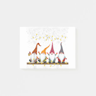 Lefse making rolling team gnome xmas merry christm post-it notes