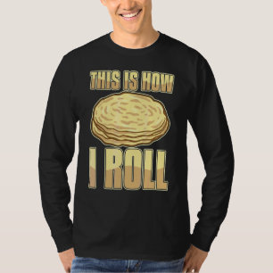 Lefse Norwegian Bread Recipe Maker Flatbread Rolli T-Shirt
