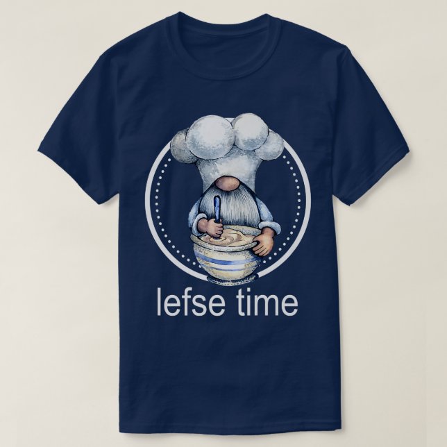 Lefse Time Norwegian Scandinavian Baking  T-Shirt (Design Front)