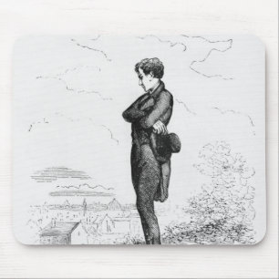 Left alone, Rastignac walked a few steps Mouse Mat