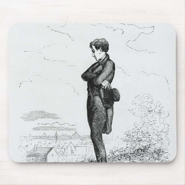 Left alone, Rastignac walked a few steps Mouse Mat (Front)