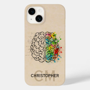 Left And Right Human Brain Personalise Case-Mate iPhone 14 Case