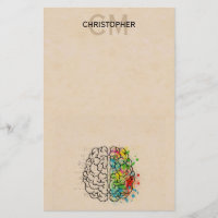 Left And Right Human Brain Personalize