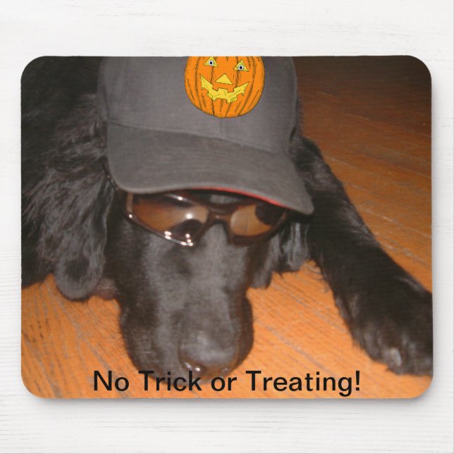 Left Behind This Halloween Mouse Mat (Front)