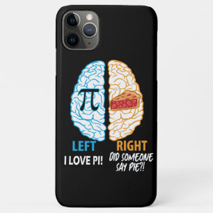 Left Brain Right Brain Pi iPhone 11 Pro Max Case
