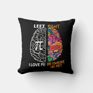 Left Brain Right Brain Pi Cushion