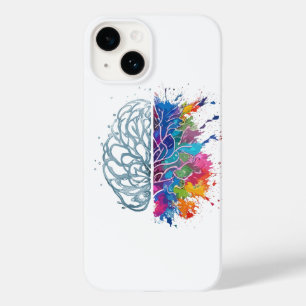 Left Brain vs Right Brain Creative Artwork Case-Mate iPhone 14 Case