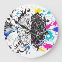 Left Brain vs Right Brain Creative Artwork