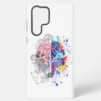 Left Brain vs Right Brain Creative Artwork