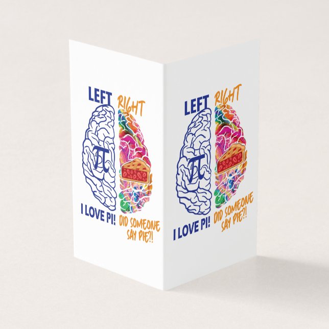 Left Brained Right Brained Funny Pi (Outside)