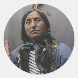 Left Hand Bear Classic Round Sticker