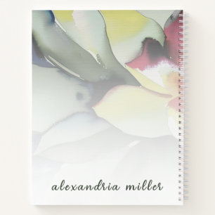 Left-Handed Abstract Botanical Leaves Notebook