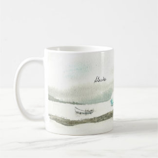 Left Handed Alaska Boat Trip Coffee Mug