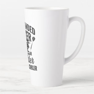 Left Handed Darter Latte Mug