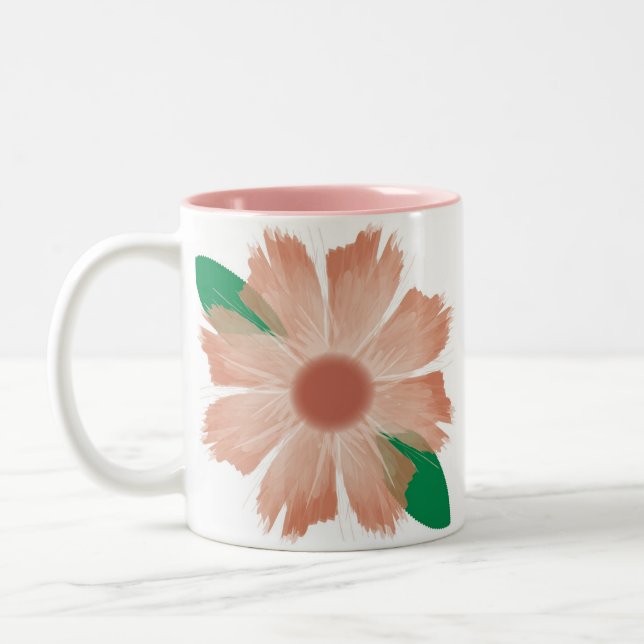 Left handed Flower Fades Scripture mug (Left)