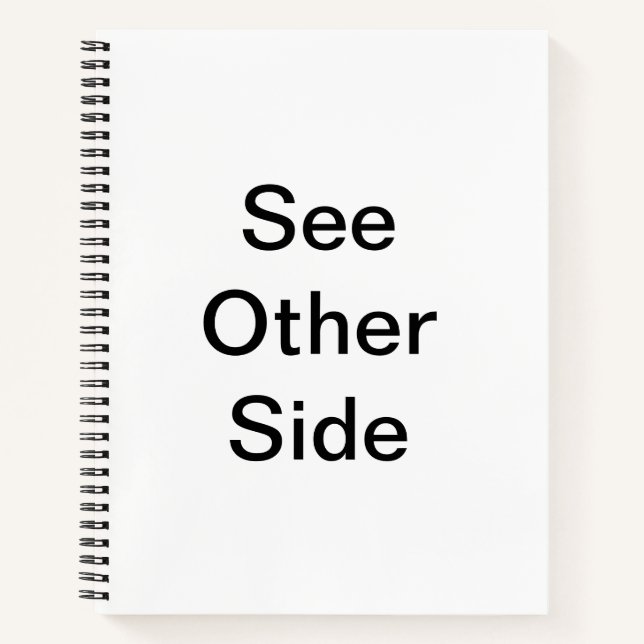 ! Left Handed Genius Notebook (Front)