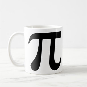 Left-Handed Giant "Pi" Symbol Coffee Mug