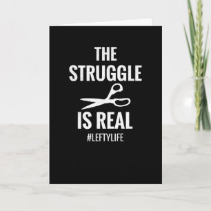 Left Handed Gifts   Lefty Left Hander Left Handed Card