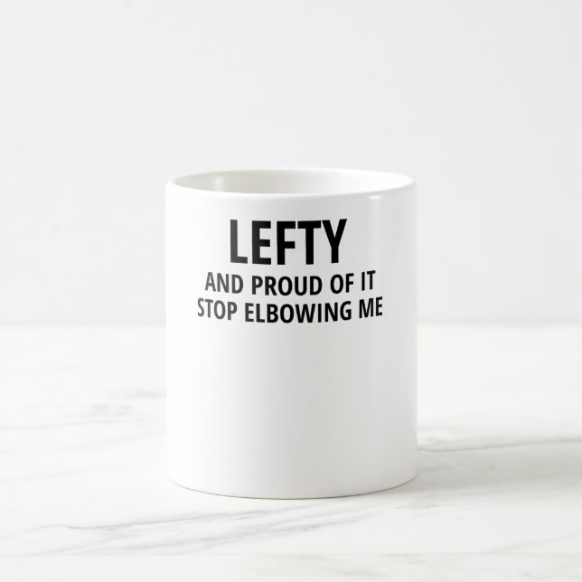 Left Handed Gifts | Lefty Left Hander Left Handed Coffee Mug (Center)