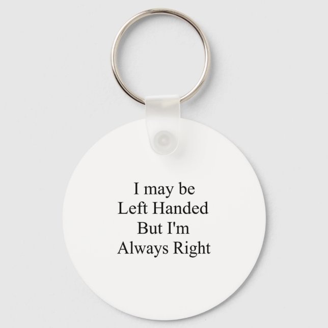 Left Handed Key Ring (Front)