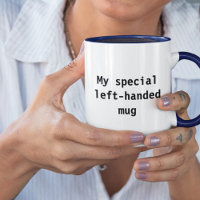Left-Handed Mug Novelty Lefty Humour