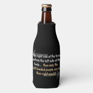 Left-handed people bottle cooler