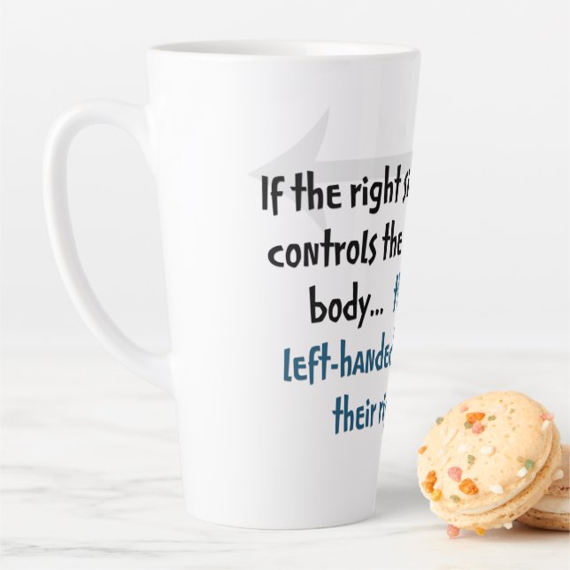 Left-handed people latte mug (In Situ)